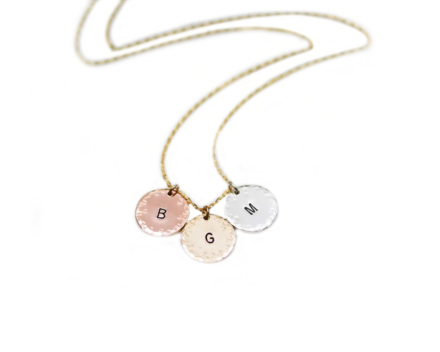 Personalized Initial Charm Necklace