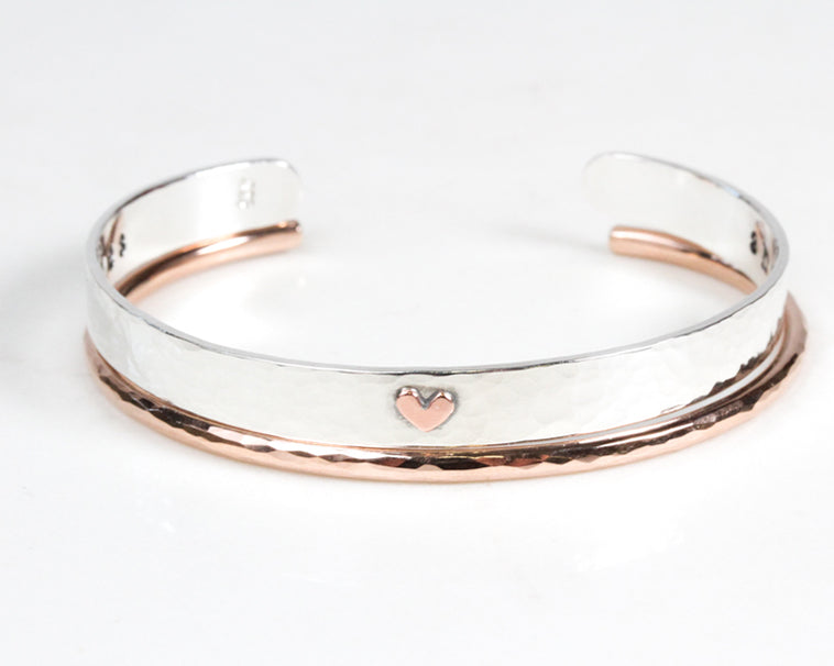 She Believed She Could So She Did Personalized Heart Cuff