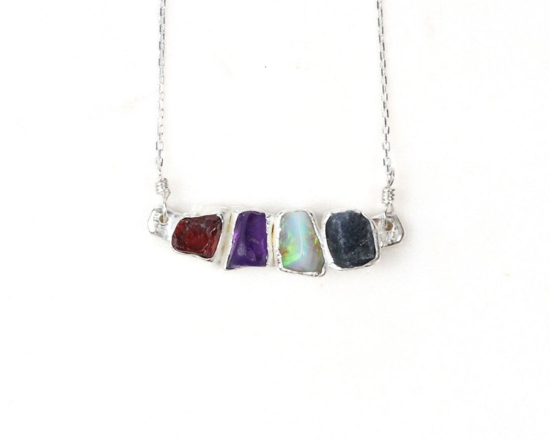 Mothers Birthstone Necklace