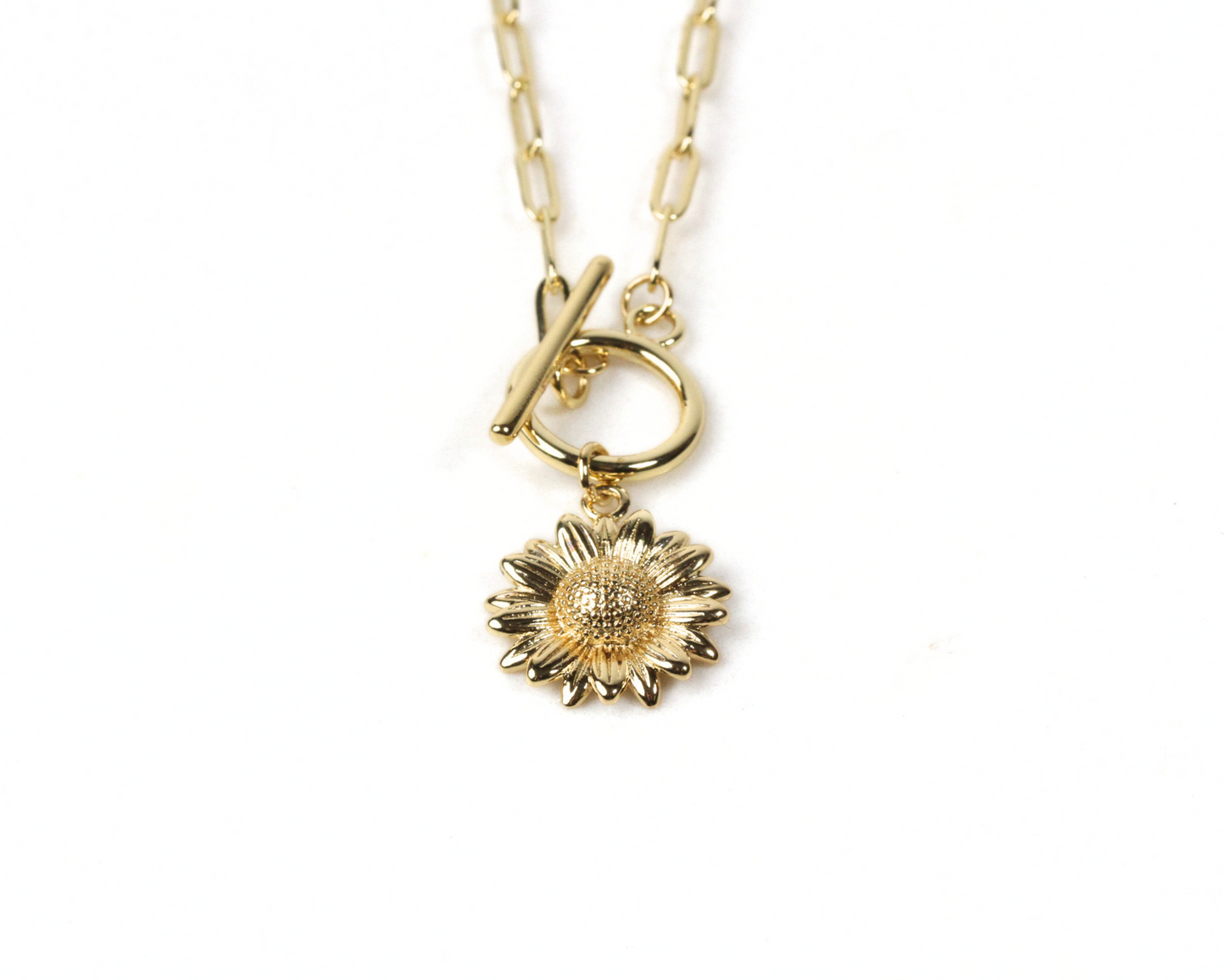 The Sunflower Medallion Necklace