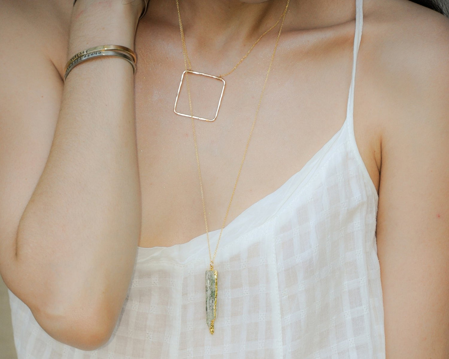 Chic Square Link Necklace