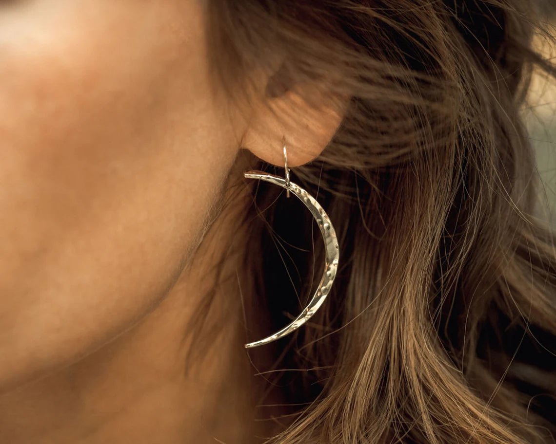 Mystic Crescent Moon Earrings