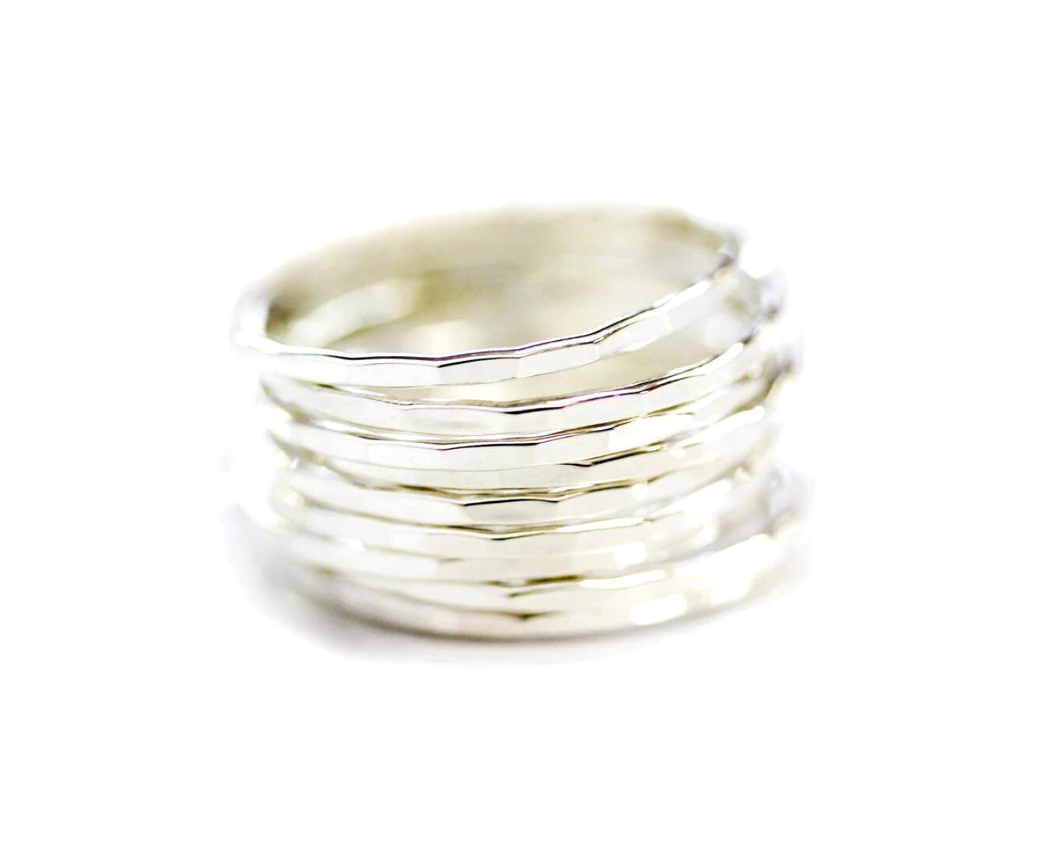 Ultra Thin Delicate Sterling Silver Stacking Rings – Amy Waltz Designs