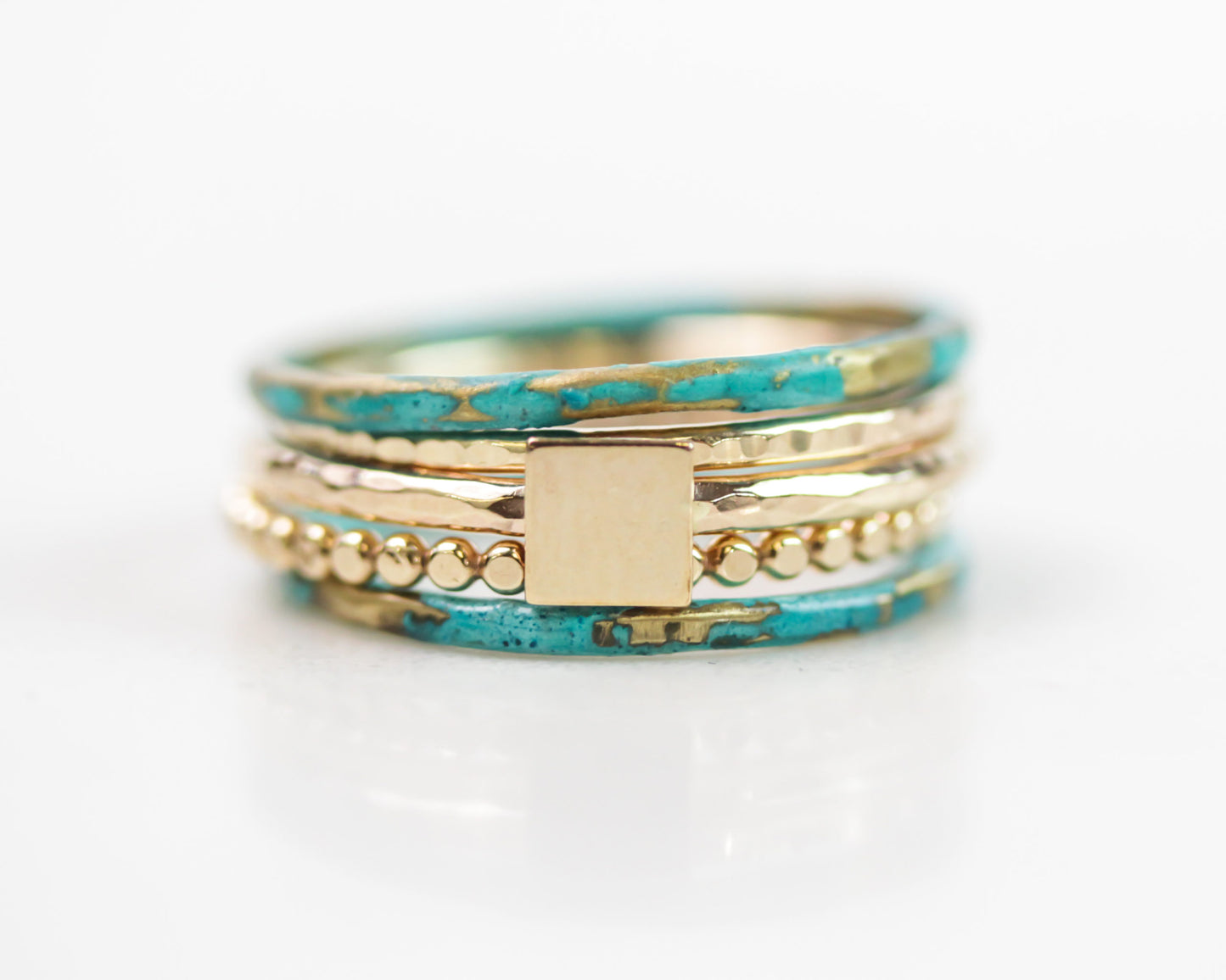 Masterpiece Gold Filled Stacking Rings