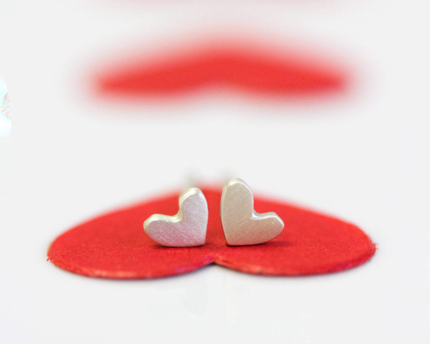 Heart Stud Earrings