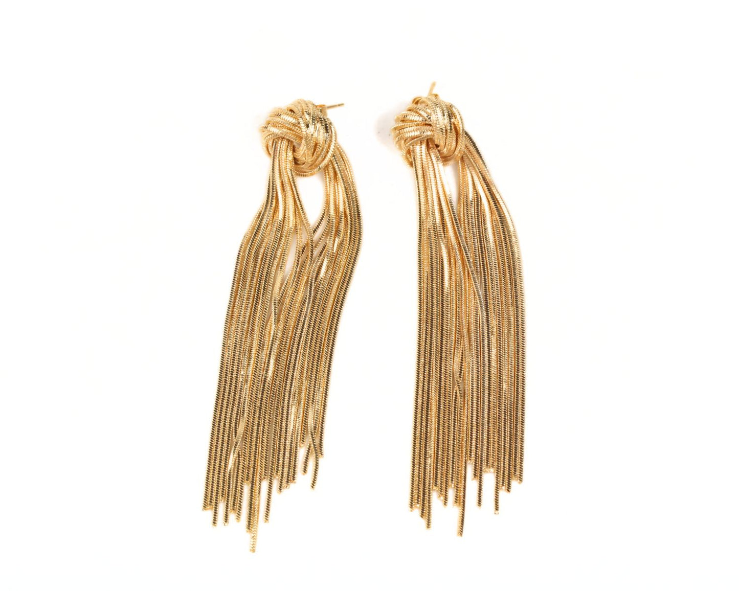 Gold Fringe Earrings