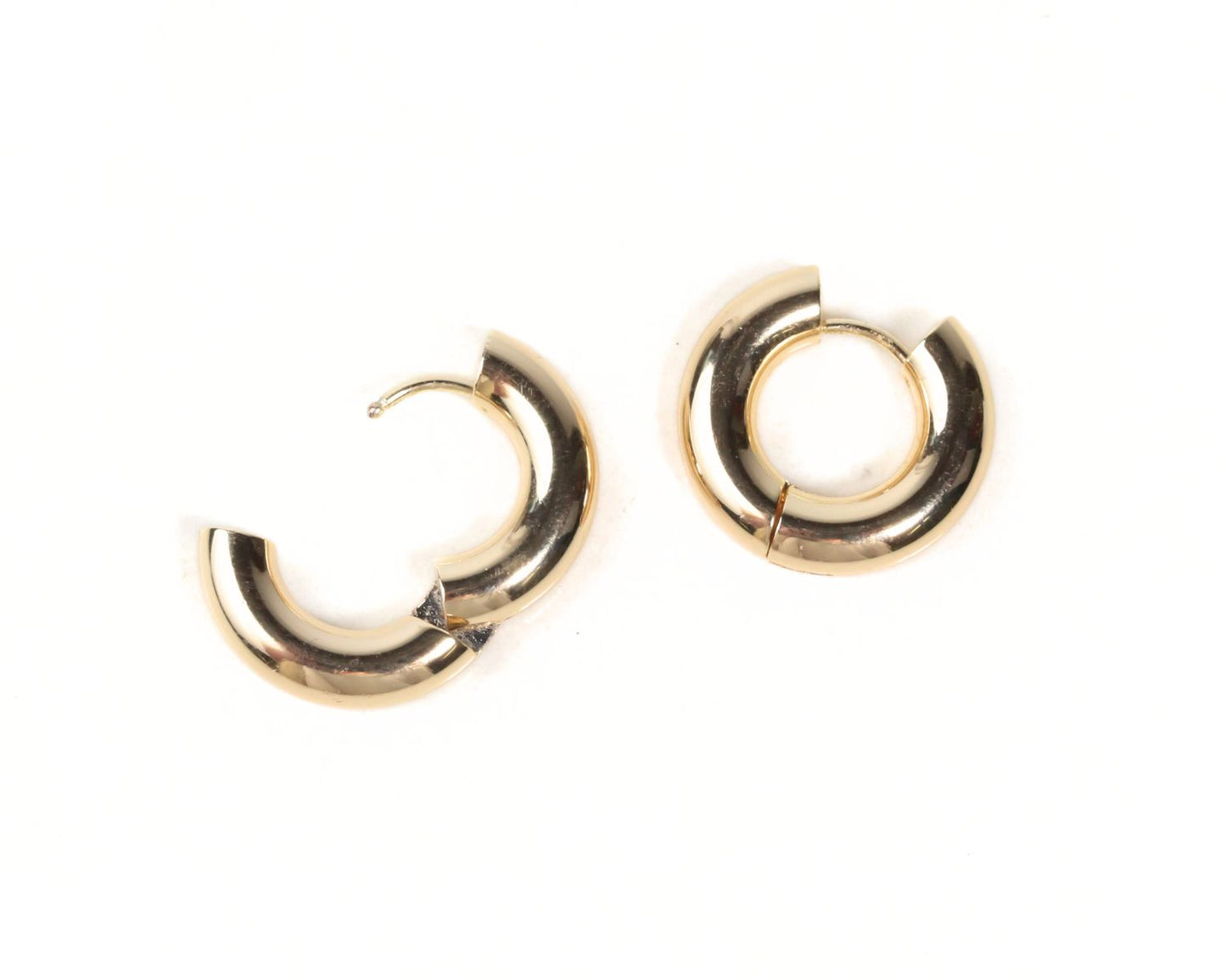 Thick Gold Hoops