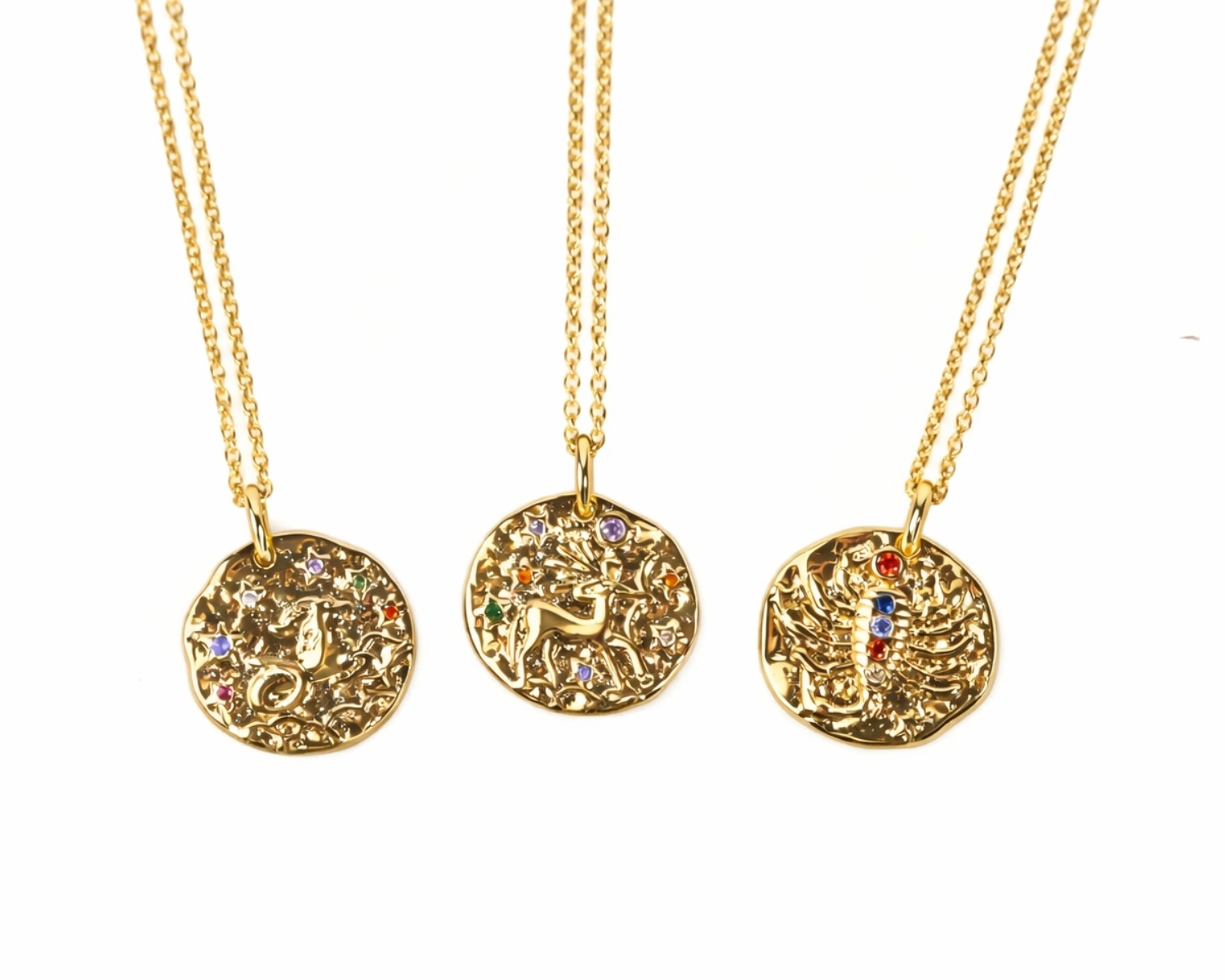 zodiac medallion texture detail