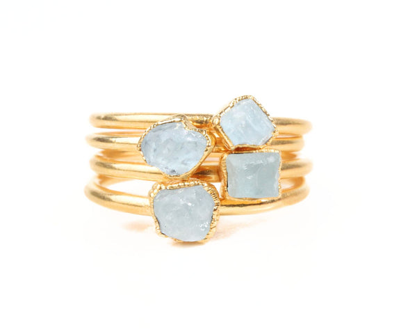 One of a Kind Jumbo Aquamarine Gumdrop Ring | Local Eclectic – local  eclectic