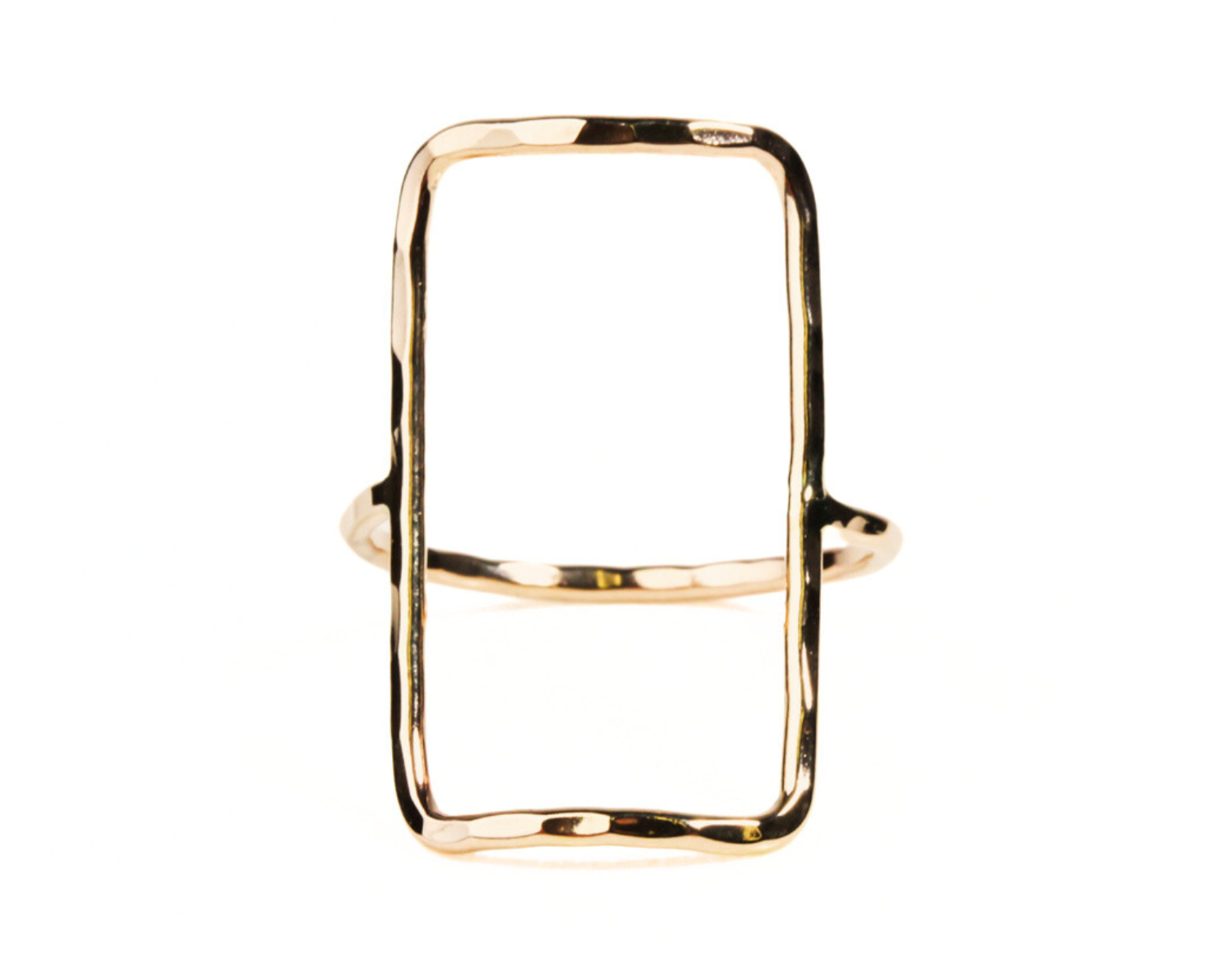 Bold Rectangle Shell Rings Bold Rectangle Ring – Amy Waltz Designs