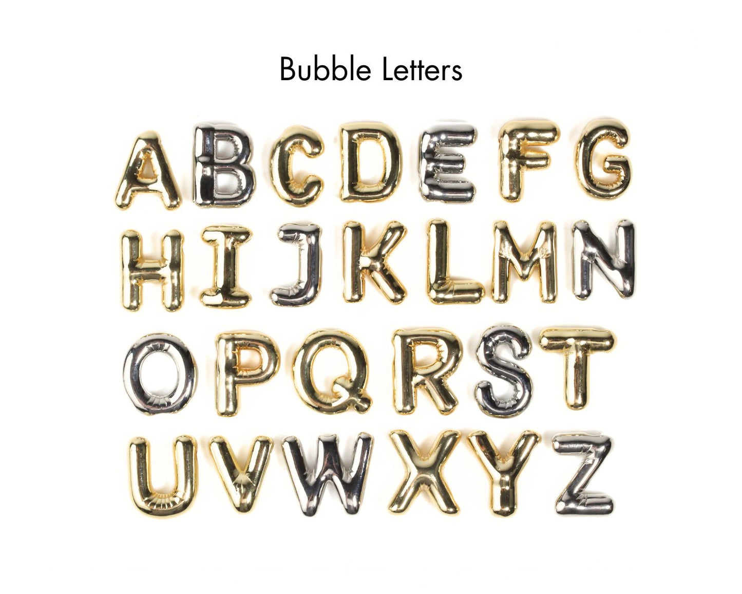 Bubble Letter Necklace