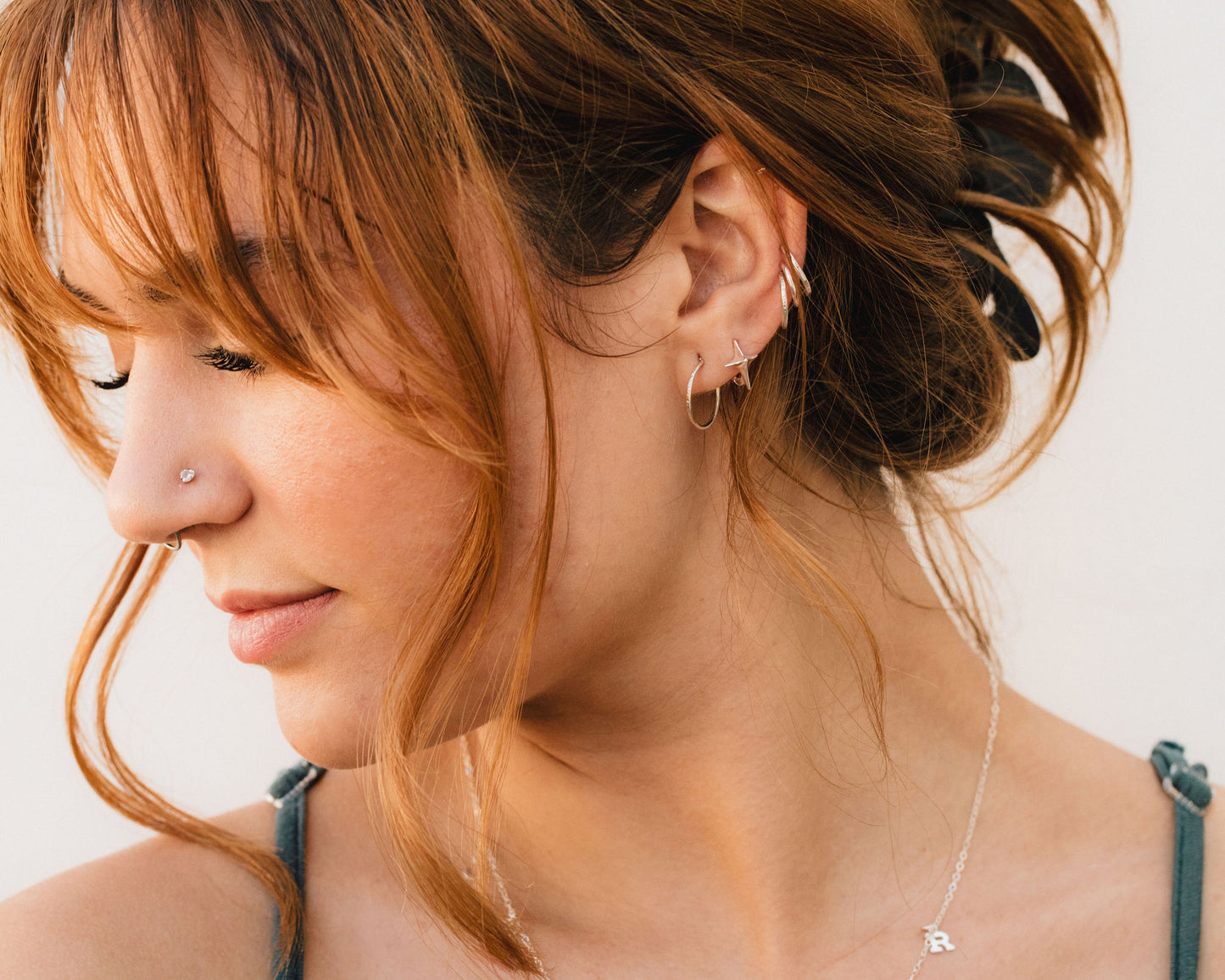 Star Huggie Earrings | Twinkle Star Huggies | Dainty Gold & Silver Lightweight Hoops