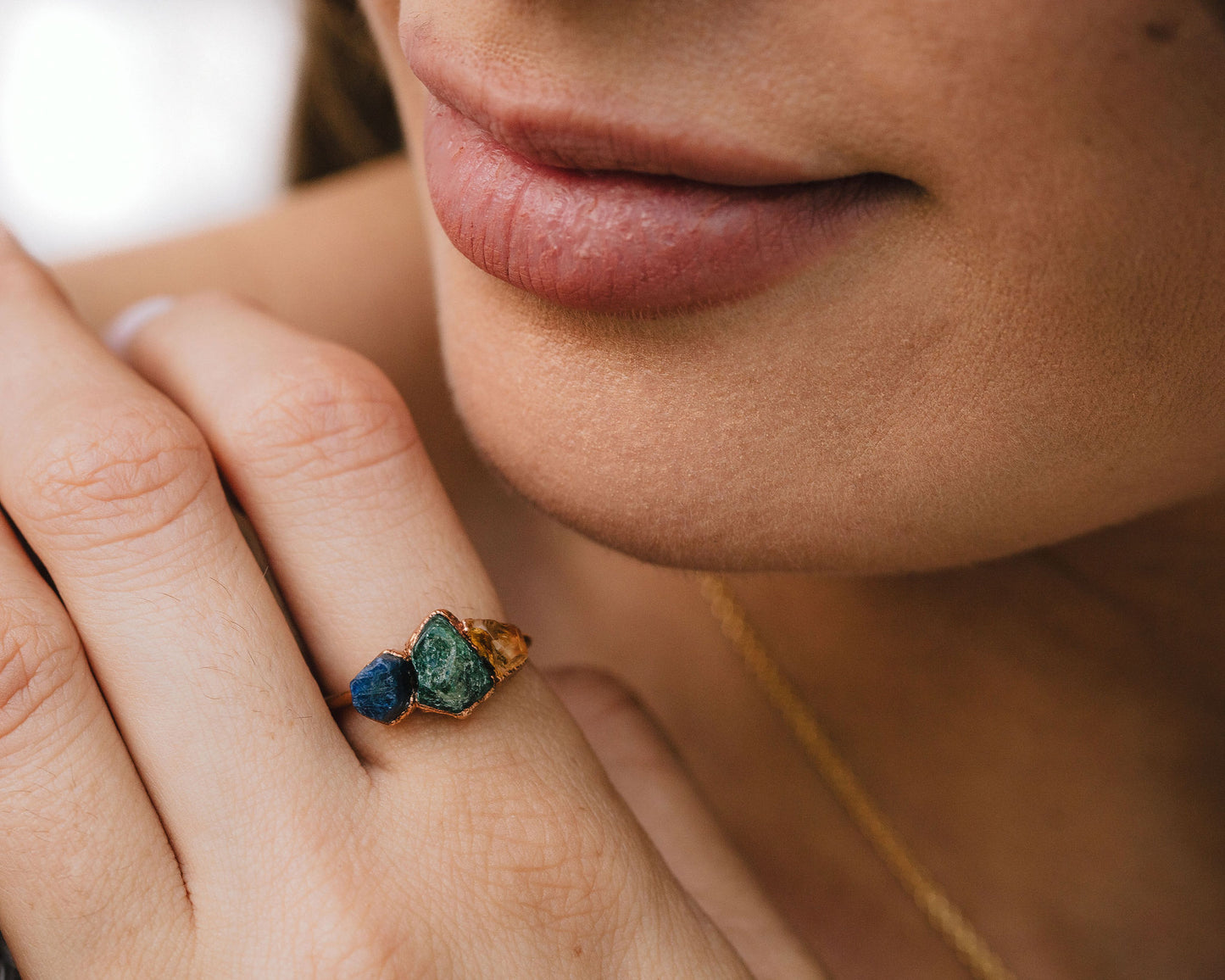 Raw Birthstone Ring