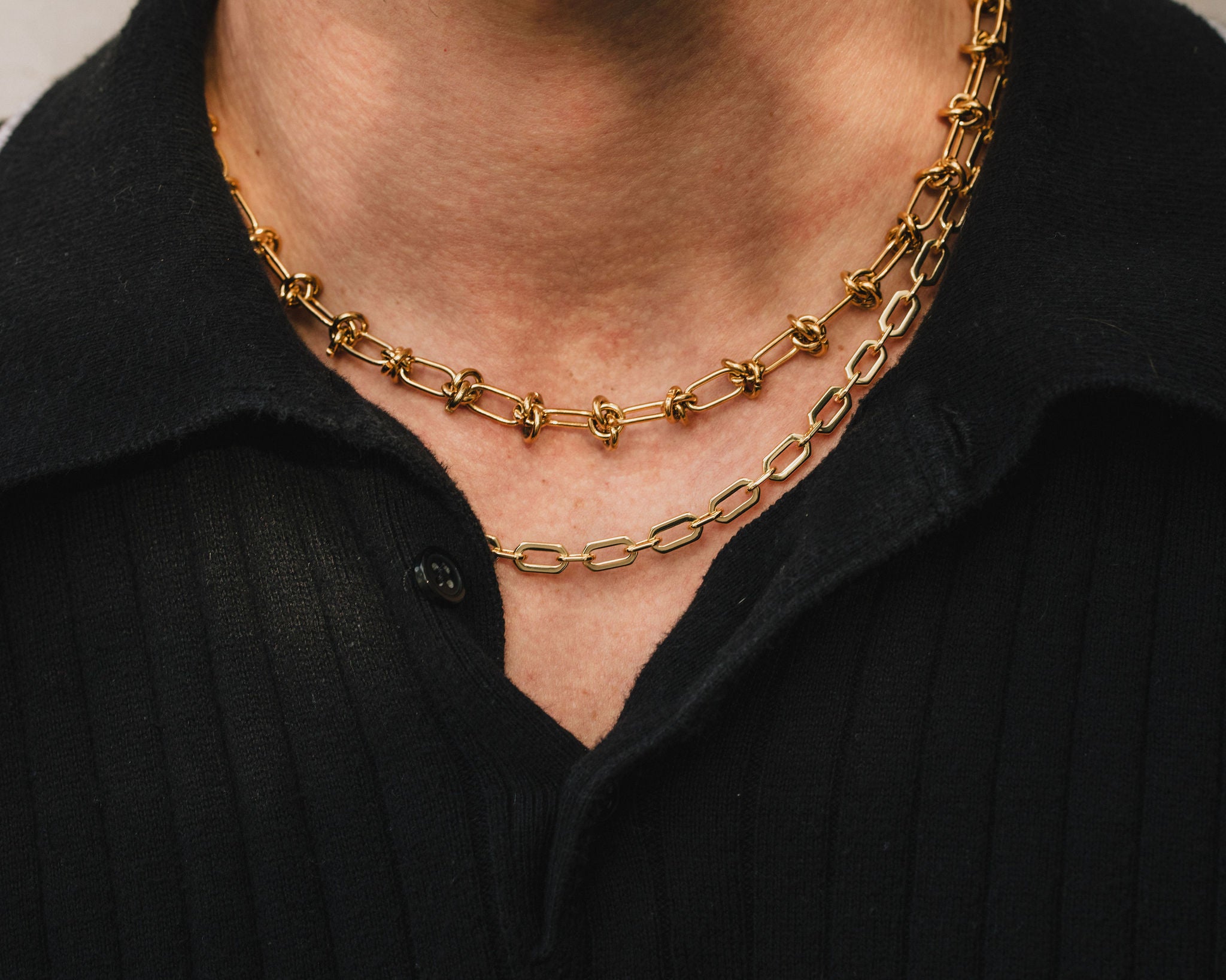 Barbed Wire Necklace - Amy Waltz Designs Chunky Chain
