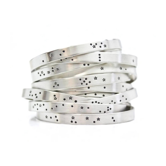 Constellation Cuff Personalized Zodiac Jewelry - Main Image