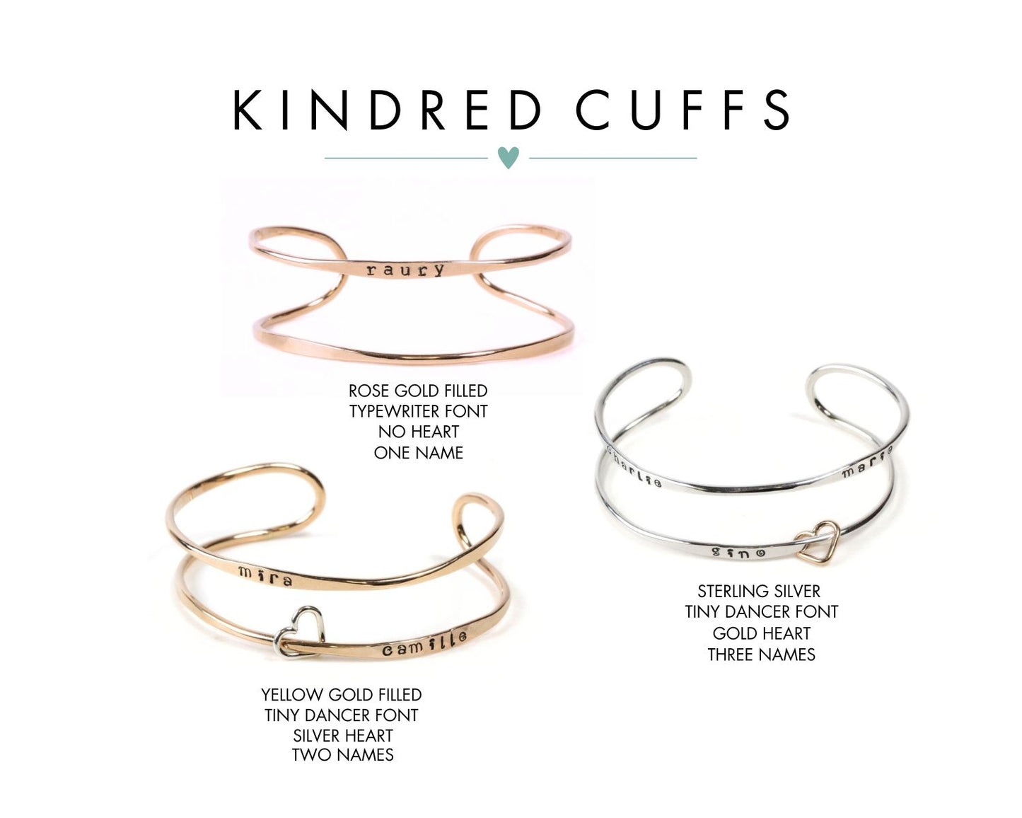 Personalized Kindred Cuffs