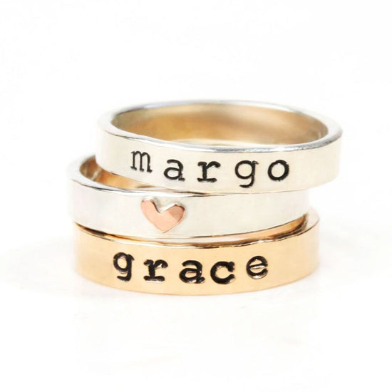 Love Loops - Personalized Name Rings