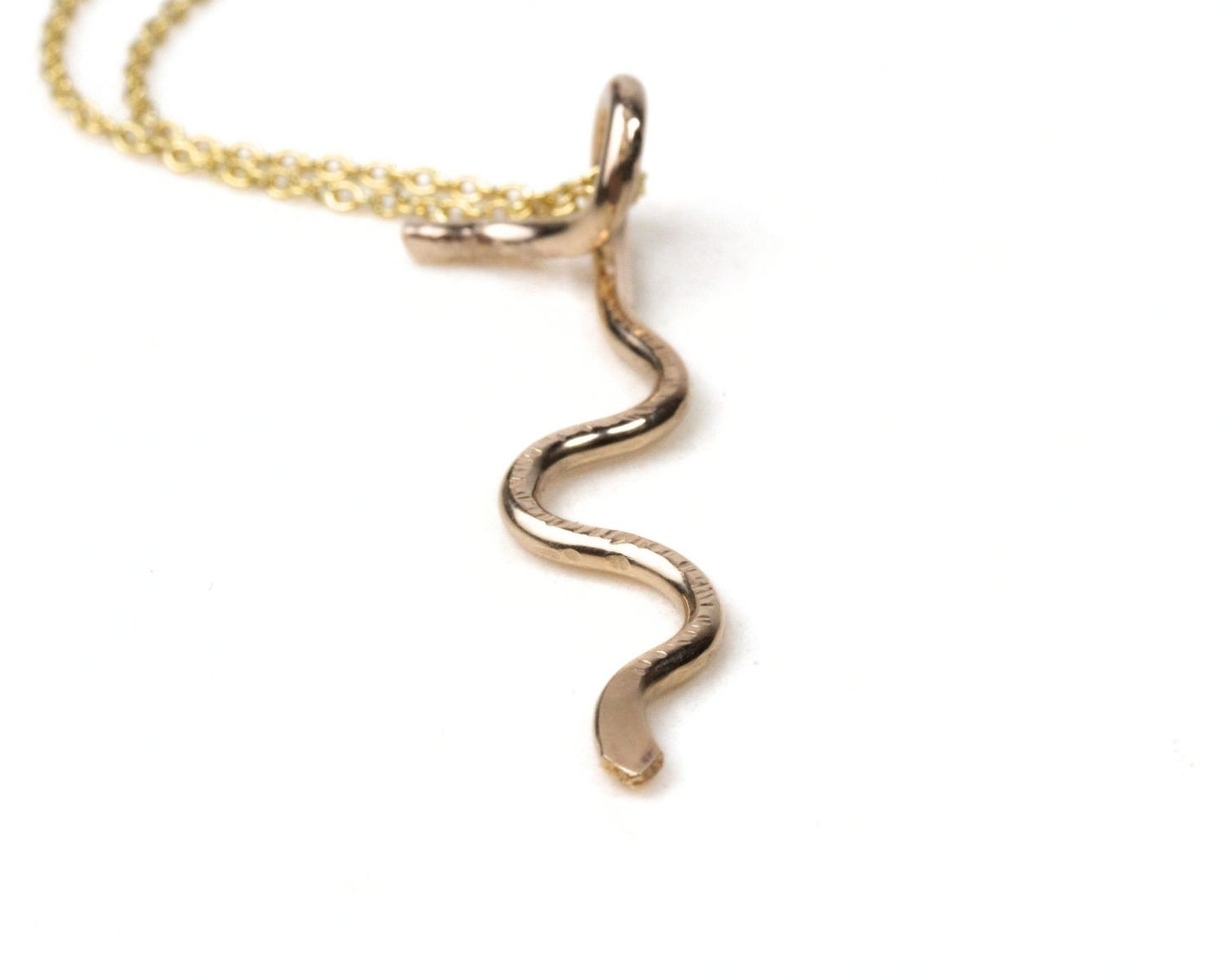 Mighty Serpent Drop Necklace
