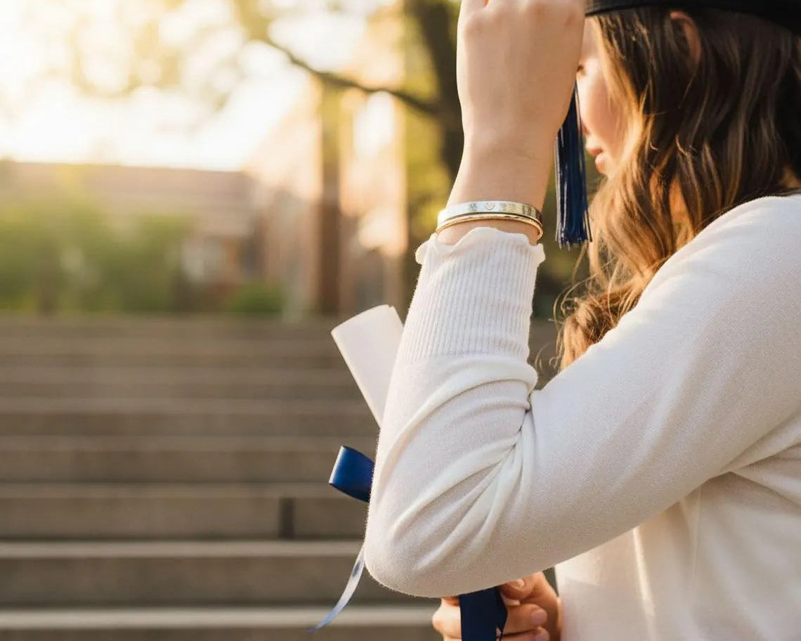 Personalized Heart Cuff | Handcrafted Cuff Bracelet Set | She Believed She Could