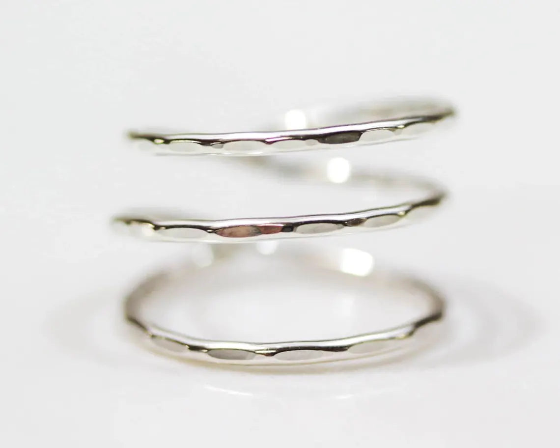 Celestial Orbit Ring | Wrap Ring Design | 14k Gold and Rose Gold Fill & Sterling Silver