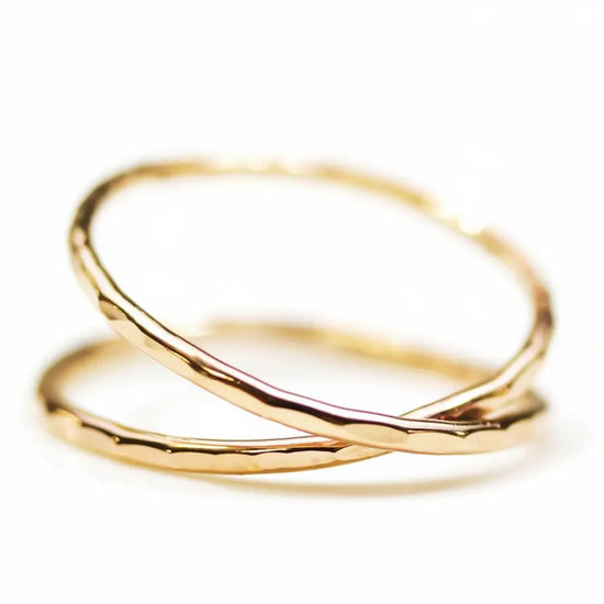 Infinity Ring | Handmade 14K Gold Filled & Silver Minimalist Jewelry Gift