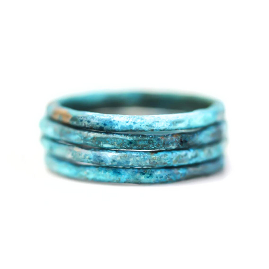 Turquoise Twilight Patina Ring