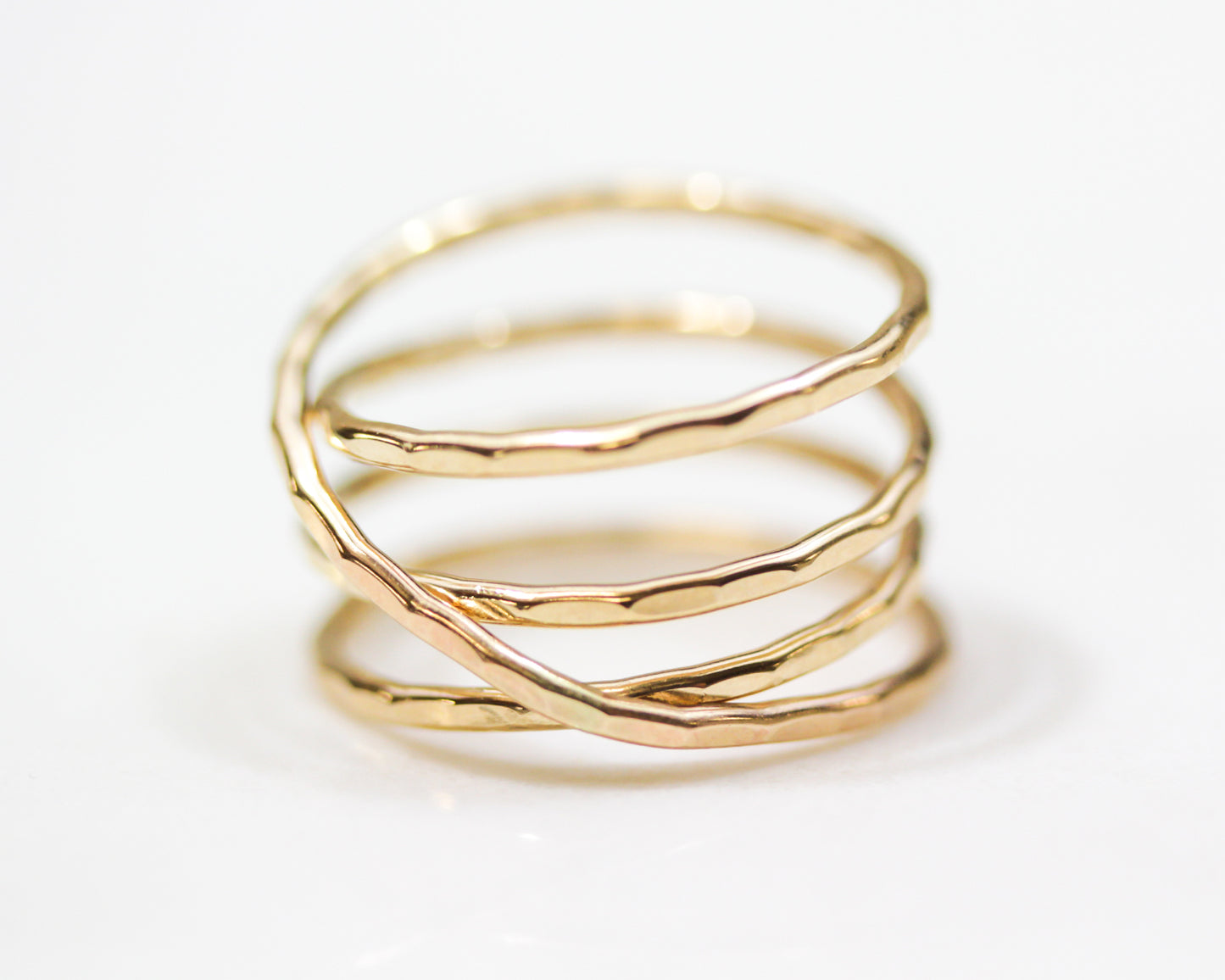 The Helix Wire Wrap Fine Metal Ring