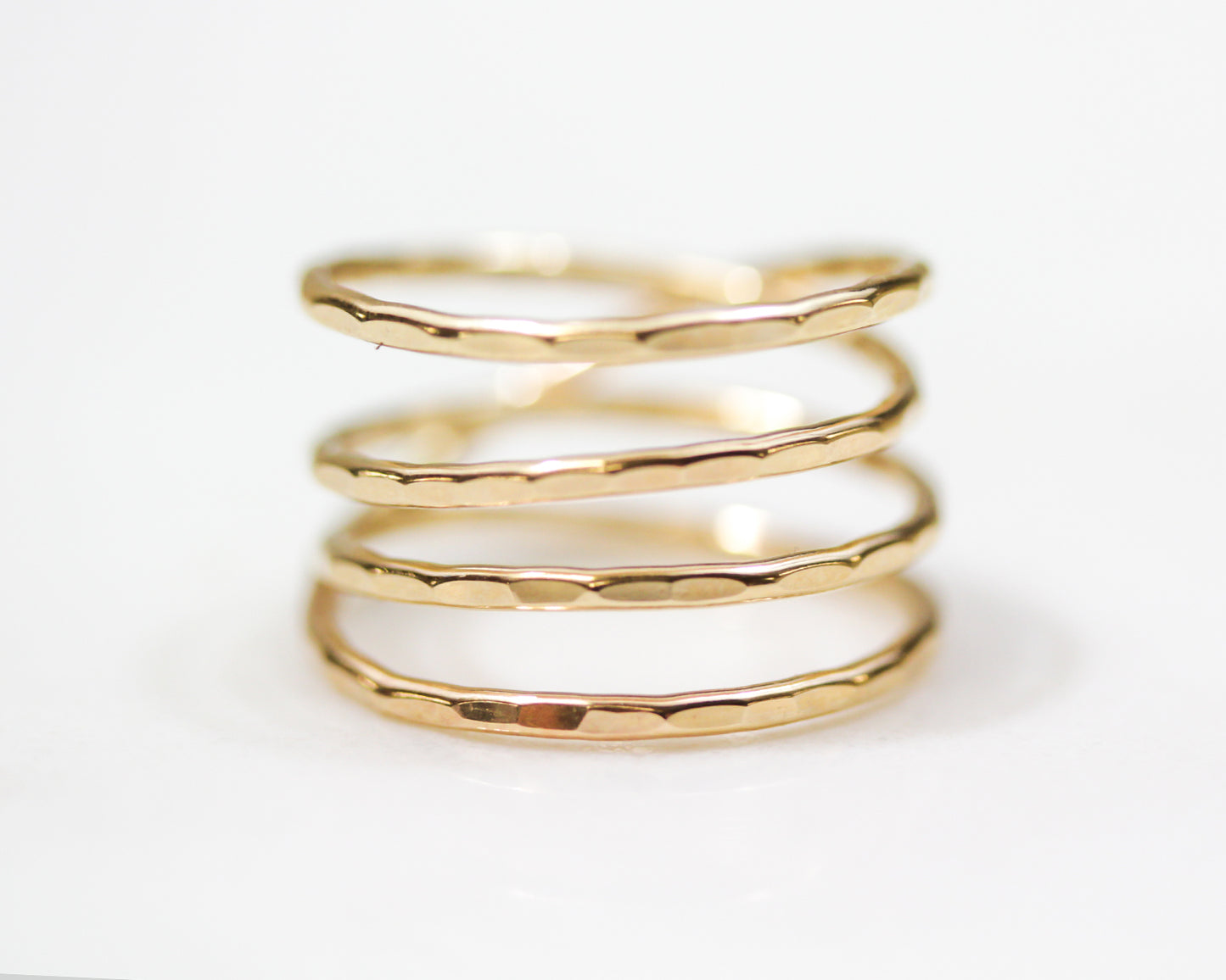 The Helix Wire Wrap Fine Metal Ring