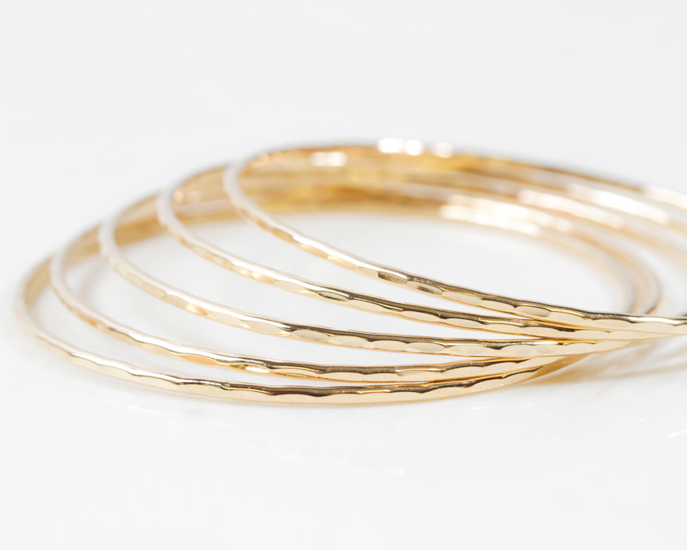 Gold Stacking Bangle – Amy Waltz Designs