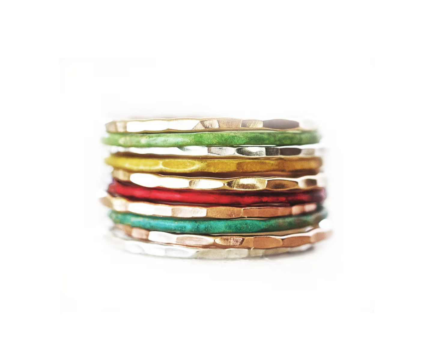 Rainbow Melody Stackable Bands