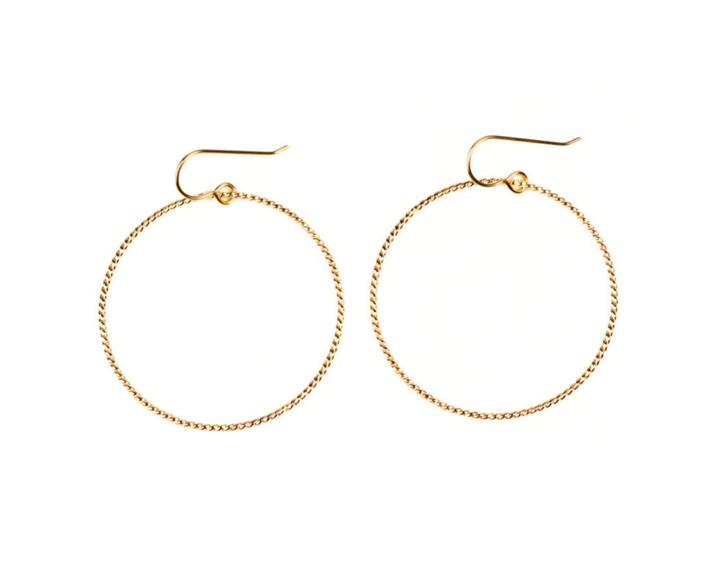 These twisted drop hoop earrings make an ideal wedding gift or anniversary gift, as they can symbolize infinite togetherness. Bring elevated charm to your wardrobe with the Twisted Hoop Earrings and discover an instant favorite.